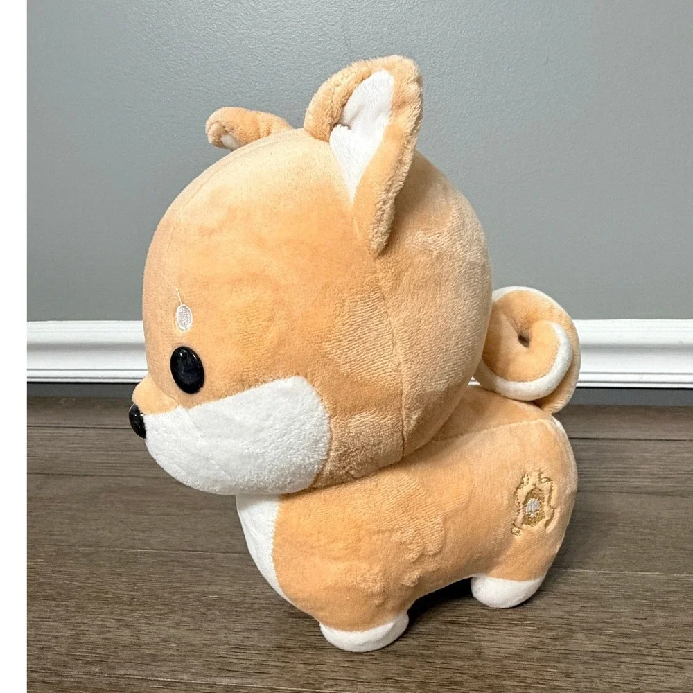 Bellzi Shiba‎ Inu Plush Shibi Stuffed Animal Kawaii Dog Tan White